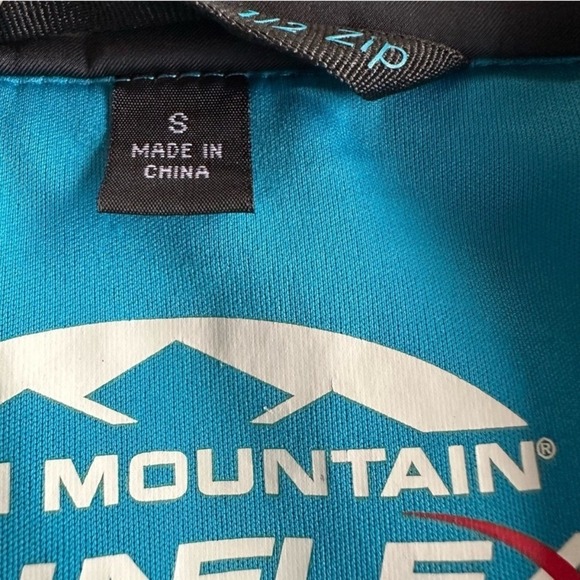 Sun Mountain Jacket Rainflex 1/2 Zip Blue Waterproof Breathable Stretch Sz Small - Picture 9 of 9